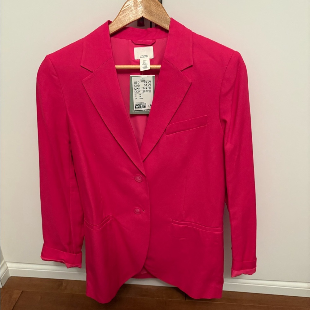H&M Bold Pink Women's Blazer